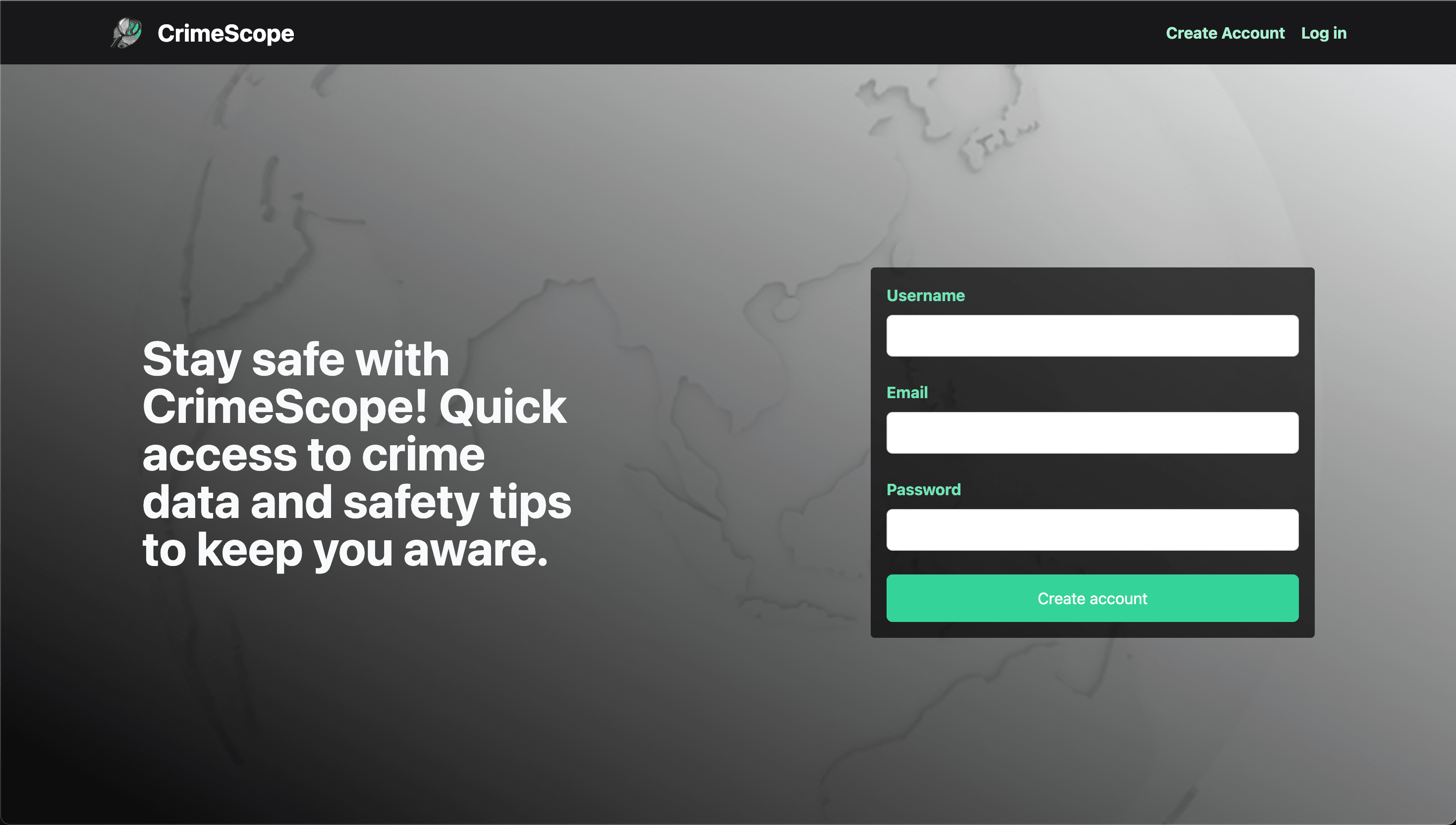 image of a website